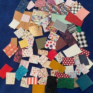 Faux Leather Scraps